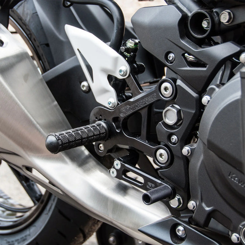Woodcraft '18 -'24 Kawasaki Ninja 400 / '24 -'26 Ninja 500 Rearsets