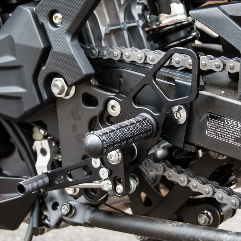 Woodcraft '18 -'24 Kawasaki Ninja 400 / '24 -'26 Ninja 500 Rearsets