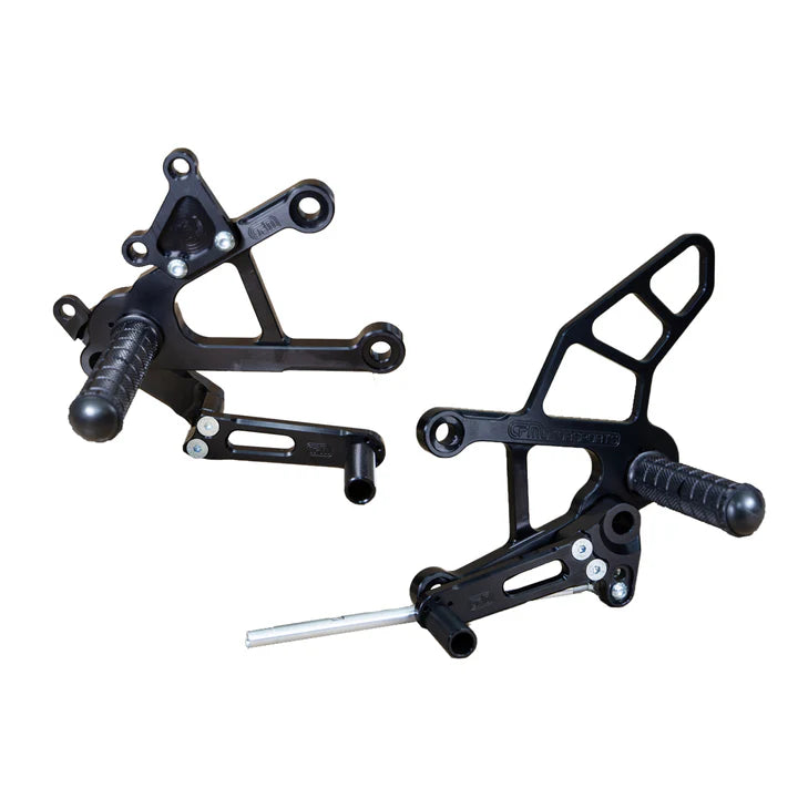 Woodcraft '19 -'26 Kawasaki ZX6R Complete Rearsets - STD / GP Shift