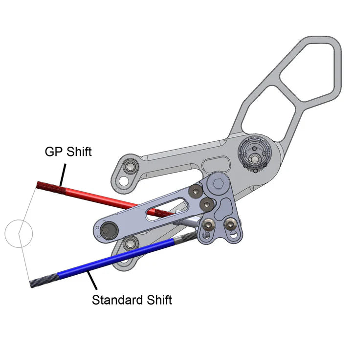 Woodcraft '15 -'26 Yamaha R3 Rearset - STD Shift or GP