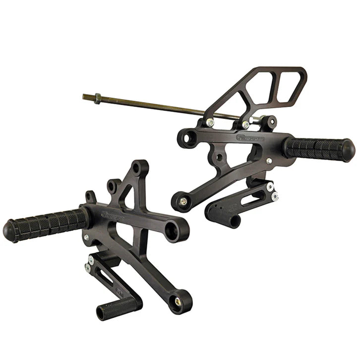 Woodcraft '06 -'12 Triumph 675 / R Rearsets - STD Shift or GP