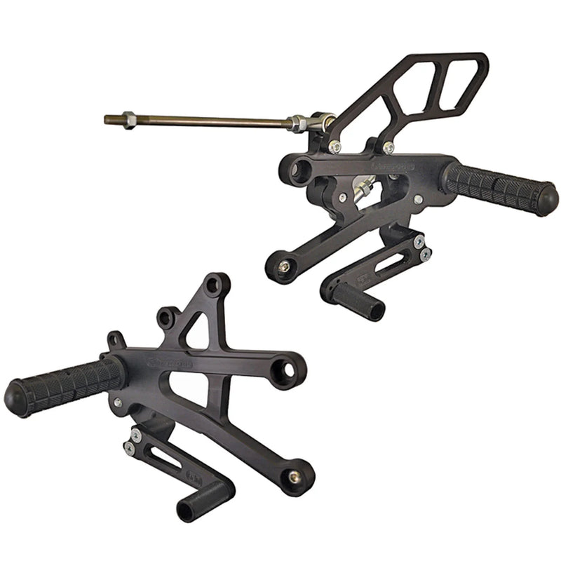 Woodcraft '06 -'12 Triumph 675 / R Rearsets - STD Shift or GP