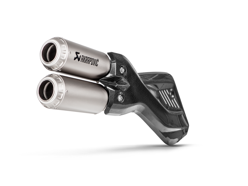 Akrapovic Slip-On Line (Titanium) for '17 -'20 Ducati  Multistrada 950 / 950 S / V2 / V2 S