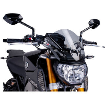 New Generation Windscreen - 11-1/2" - Smoke -'13-'18 YAMAHA MT09 / FZ-09