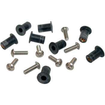 Windscreen Well Nut Kit (16mm well nut)