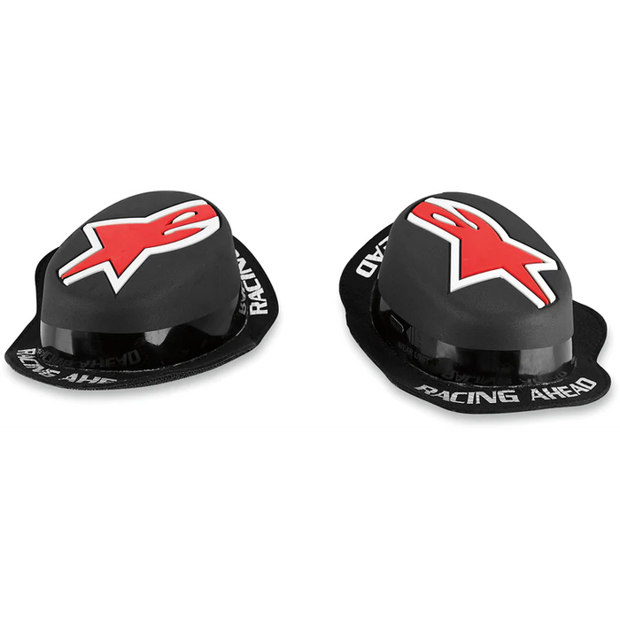 ALPINESTARS GP Rain Knee Sliders - Black/Red 6401013