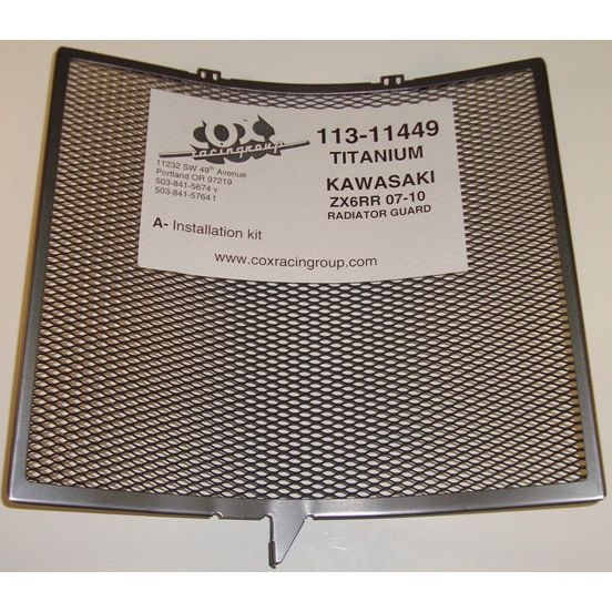Cox Radiator Guards '07> Kawasaki ZX6R/636