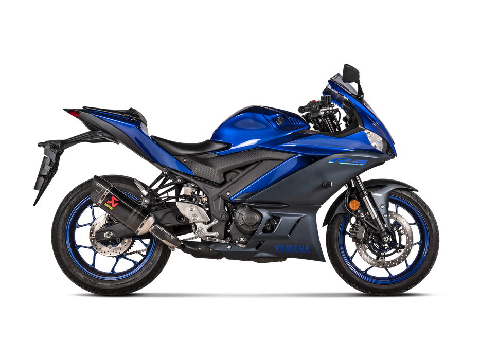Akrapovic Slip-On Line (Carbon) for '22 -'25 Yamaha R3