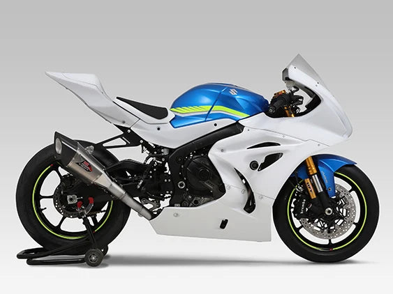 Yoshimura '17-'25 Suzuki GSX-R1000/R  RACE R-11SQ TITANIUM FULL EXHAUST, W/ TITANIUM MUFFLER