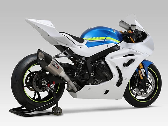 Yoshimura '17-'25 Suzuki GSX-R1000/R  RACE R-11SQ TITANIUM FULL EXHAUST, W/ TITANIUM MUFFLER