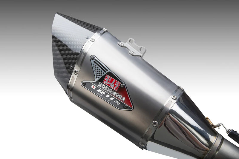 Yoshimura '17-'25 Suzuki GSX-R1000/R  RACE R-11SQ TITANIUM FULL EXHAUST, W/ TITANIUM MUFFLER