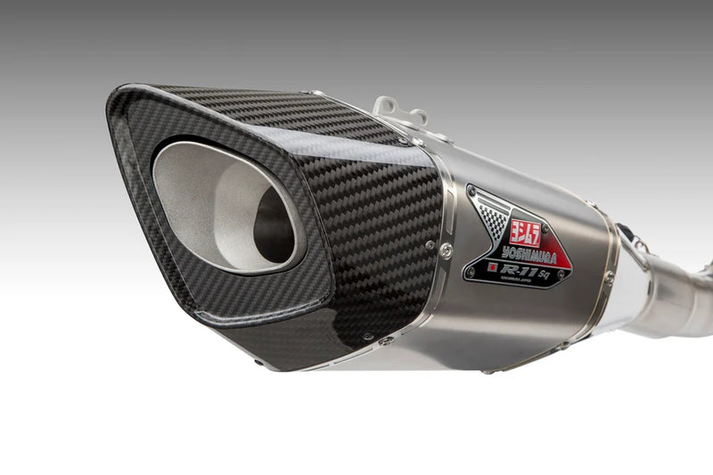 Yoshimura '17-'25 Suzuki GSX-R1000/R  RACE R-11SQ TITANIUM FULL EXHAUST, W/ TITANIUM MUFFLER