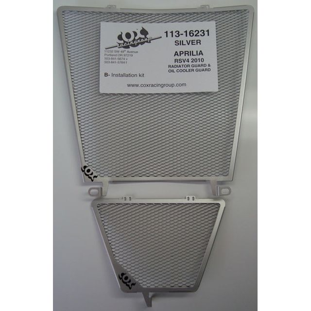 Cox Radiator Guard & Oil Cooler Kits '10-'20 Aprilia RSV4/Tuono