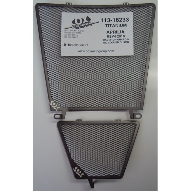 Cox Radiator Guard & Oil Cooler Kits '10-'20 Aprilia RSV4/Tuono
