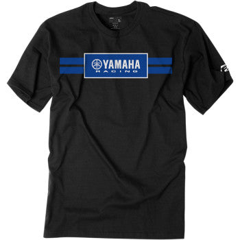 Yamaha Racing Stripe T-Shirt - Black