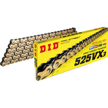 DID 525 VX3 - Drive Chain - 110 Links - Gold