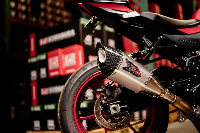 Yoshimura '17-'25 Suzuki GSX-R1000  R-11Sq Stainless Slip-On Exhaust
