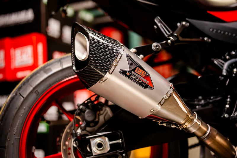 Yoshimura '17-'25 Suzuki GSX-R1000  R-11Sq Stainless Slip-On Exhaust