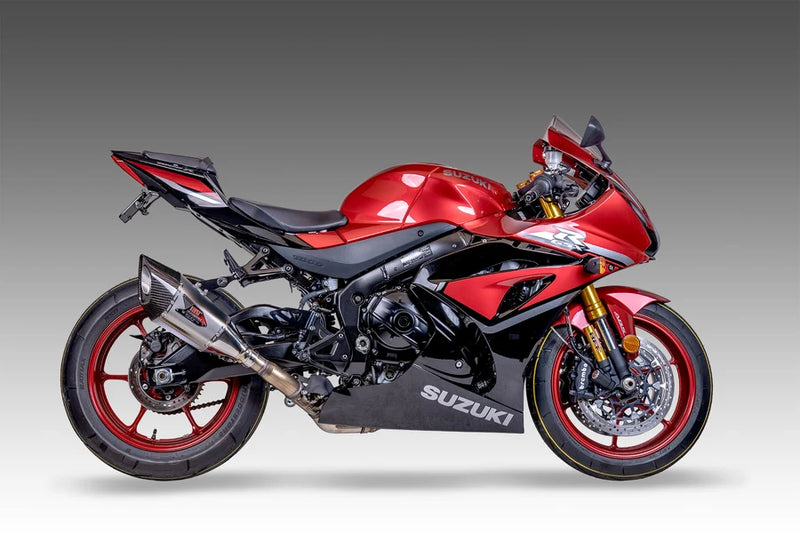Yoshimura '17-'25 Suzuki GSX-R1000  R-11Sq Stainless Slip-On Exhaust