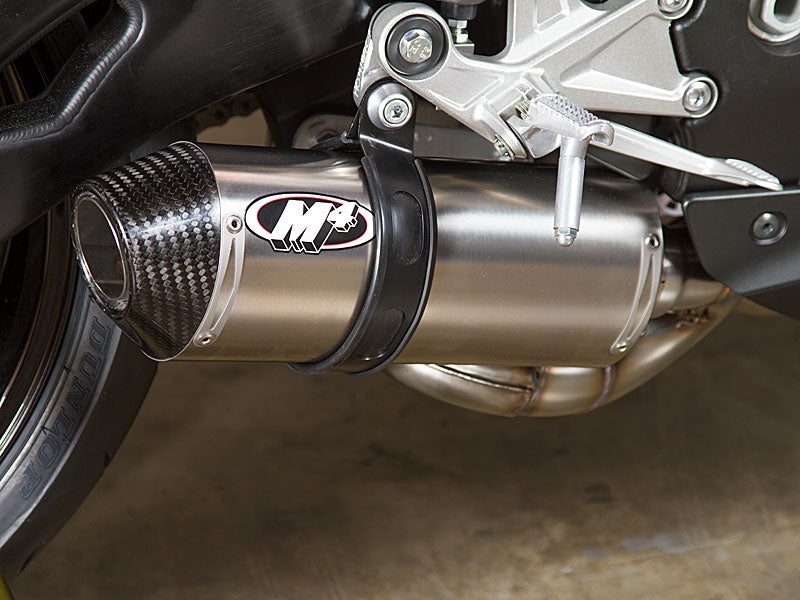 M4 Street Slayer Slip-On with Carbon or Titanium Canister '08-'16 Honda CBR1000RR