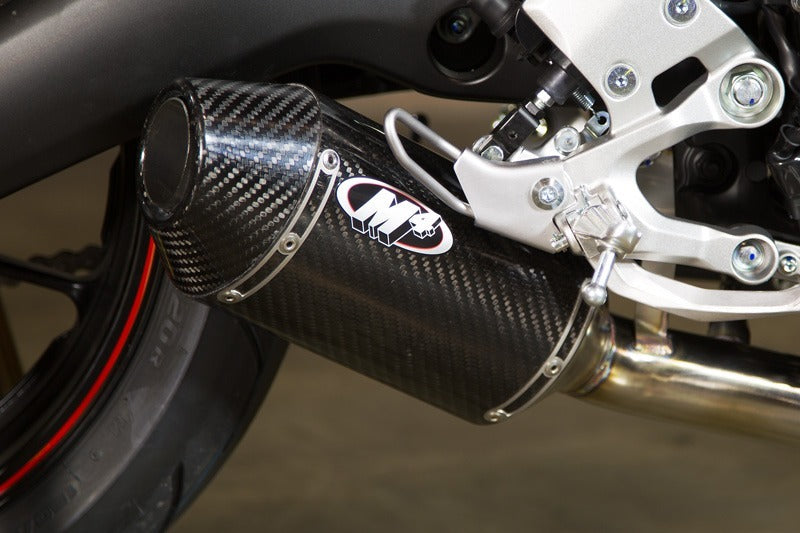 M4 Slip-On with Carbon Fiber Canister '14-'20 Yamaha FZ-09/MT-09