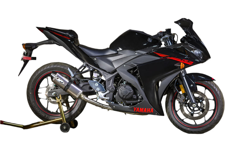 M4 Full System with Titanium or Carbon Canister '15-'24 Yamaha R3/MT-03