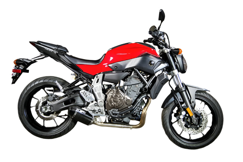 M4 Slip-On with Carbon Fiber Canister '15-'20 Yamaha FZ-07/MT-07- '16-'21 XSR700