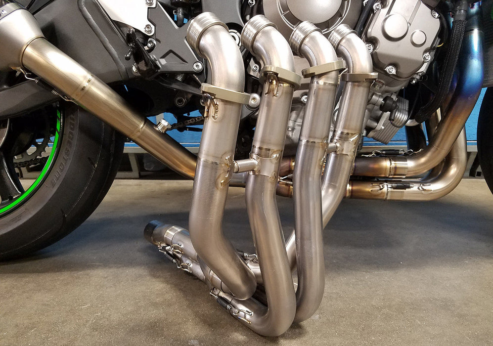 Graves Motorsports '16-'20 Kawasaki WORKS ZX10R LINK LOW Mount Full Exhaust System