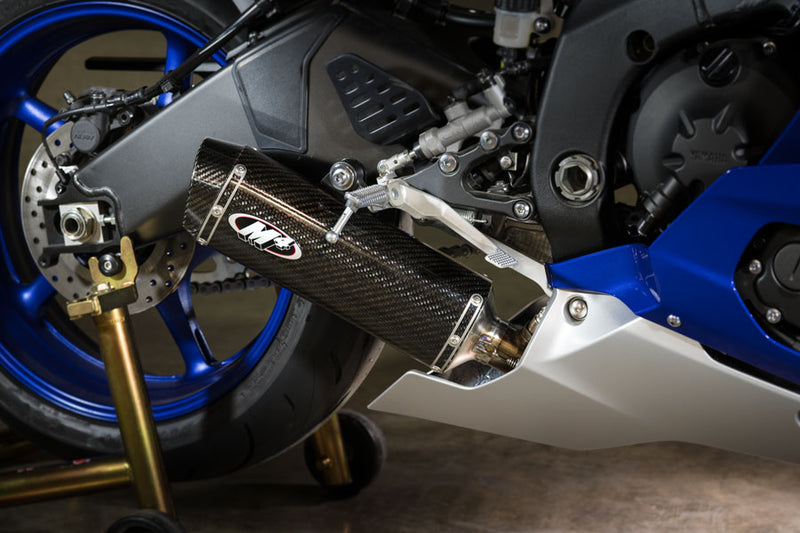 M4 Full Stainless System with Carbon Fiber Canister '06-'20 Yamaha R6