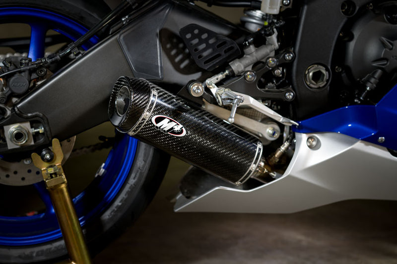 M4 Full Stainless System with Carbon Fiber Canister '06-'20 Yamaha R6