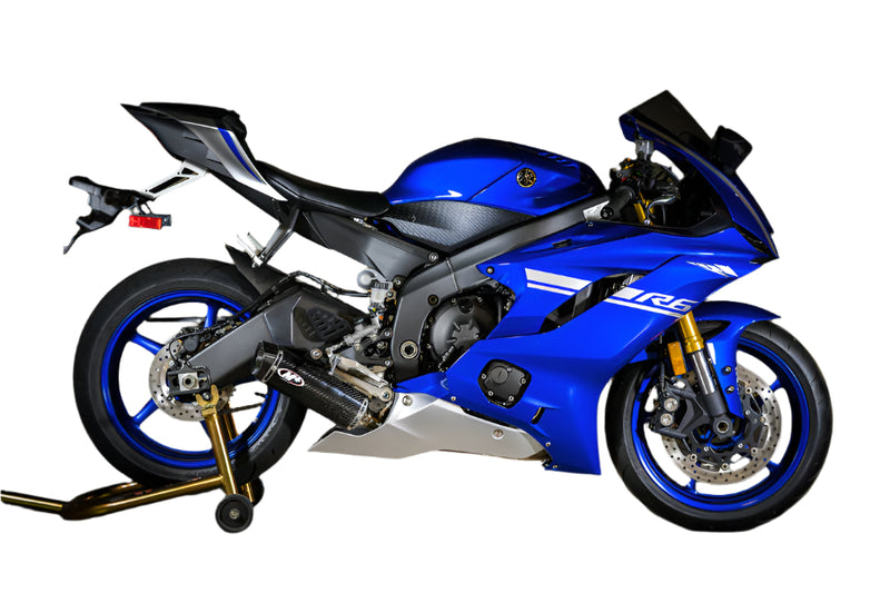 M4 Full Stainless System with Carbon Fiber Canister '06-'20 Yamaha R6