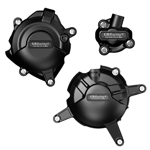 Juego de tapas de motor secundario GB Racing para Yamaha YZFR3 '15-'18