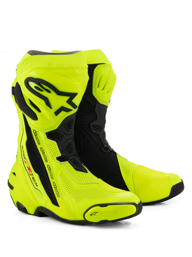 Alpinestars Supertech R Boots Vented (Yellow Flou / Black)