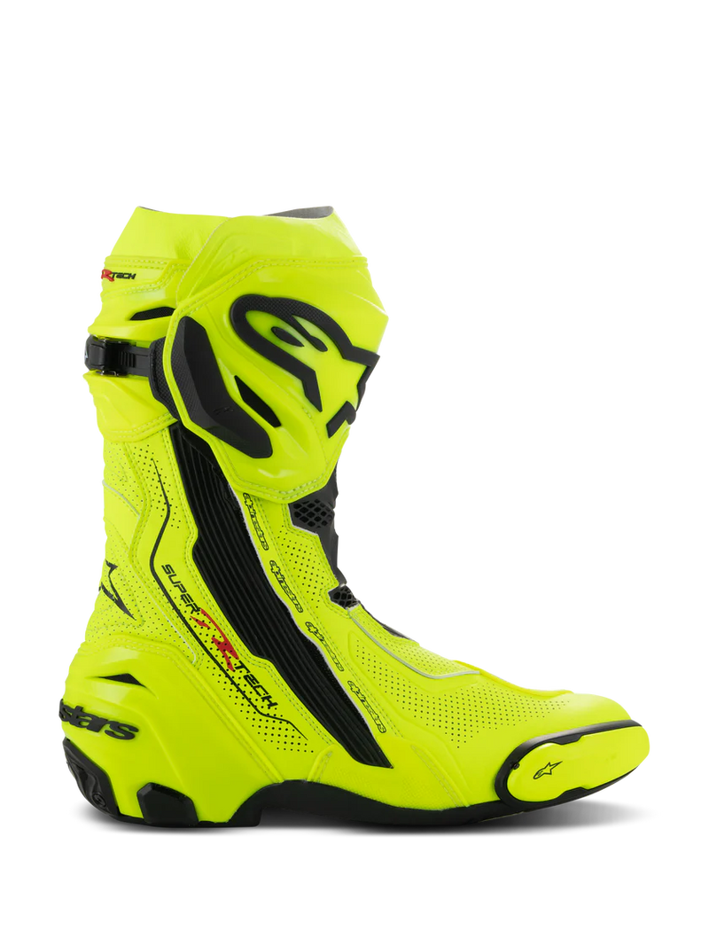 Alpinestars Supertech R Boots Vented (Yellow Flou / Black)