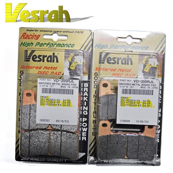 VESRAH RJL Racing Brake Pad '06-'17 KAWASAKI EX650 VD-435RJL (SEE FITMENT BELOW)