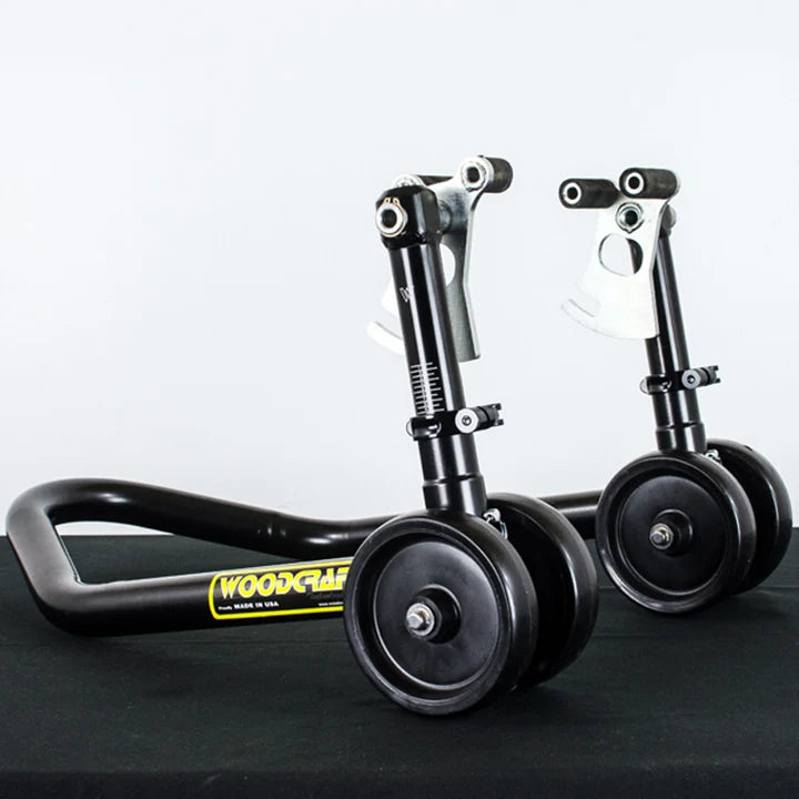 Woodcraft Adjustable Front Under Fork Stand - Dual Radial Mounted Calipers