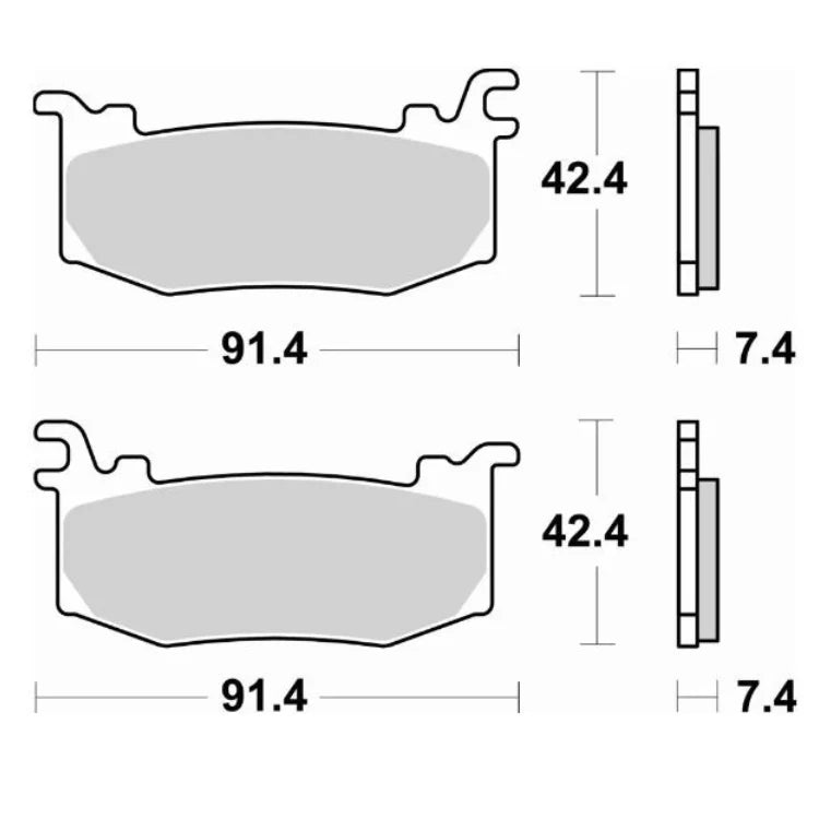Brembo Brake Pad set '25 -'26 Ducati Panigale V4 Z04 HYPURE calipers