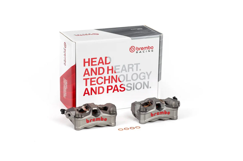 Brembo Prime Line Stylema Brake Calipers (100mm) Titanium Gray