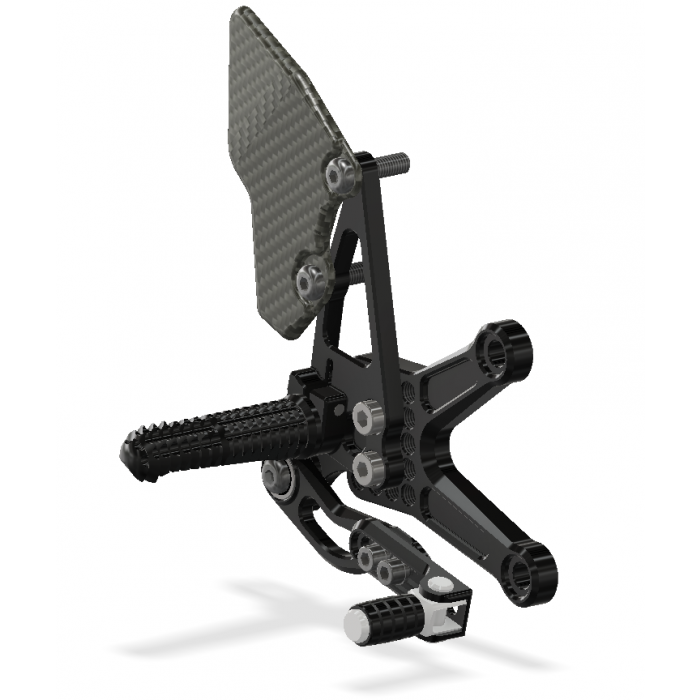 ATTACK REAR SET KIT,KAWASAKI ZX6R 05- , ZX6R-636 13-