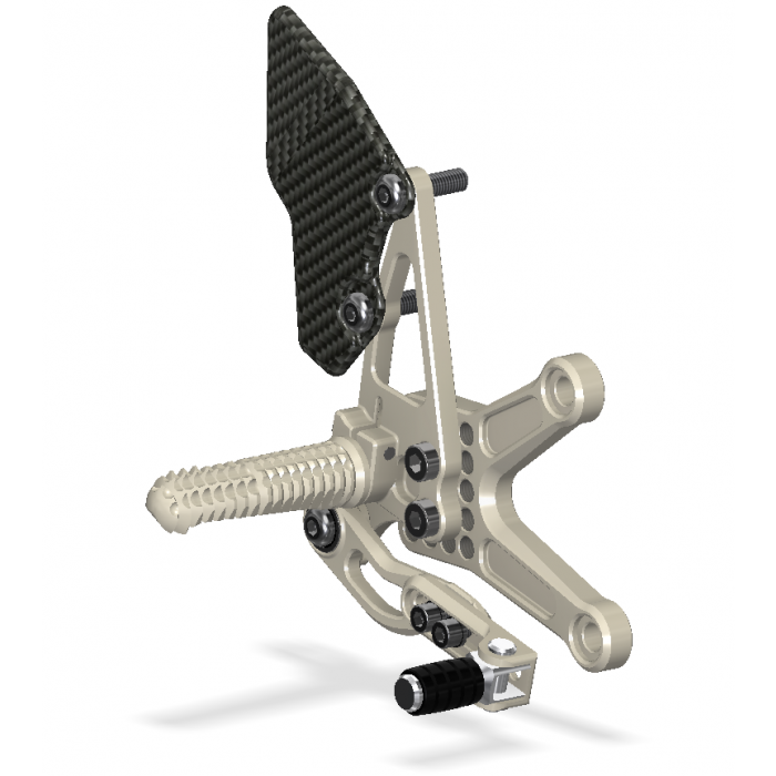 ATTACK REAR SET KIT,KAWASAKI ZX6R 05- , ZX6R-636 13-