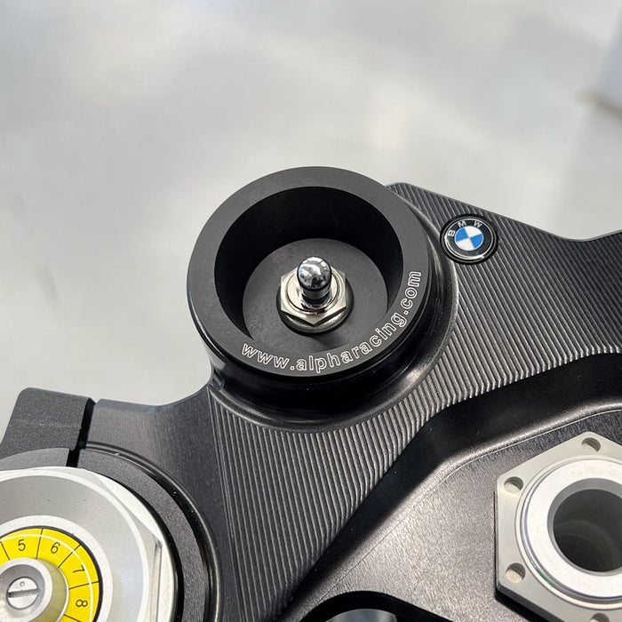 Cover OEM triple clamp, for '09+ BMW S/M 1000RR (SEE FITMENT BELOW)