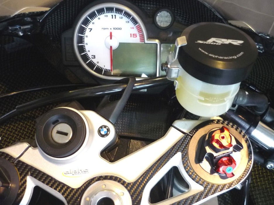 Alpha Brake Reservoir Cap Aluminum '09+ BMW S/M 1000RR