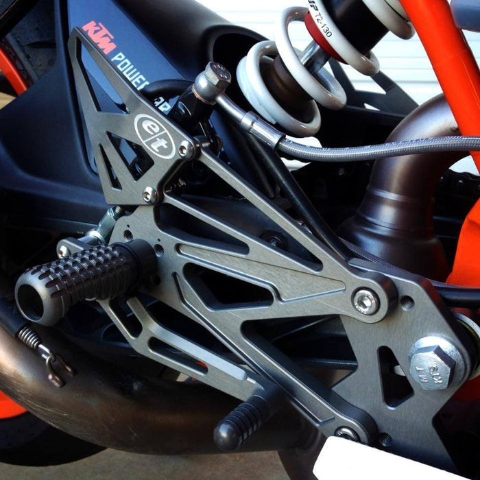 Rearsets KTM RC390 All Years (MAGNESIUM COLOR)