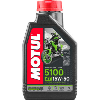Motul 5100 Synthetic Blend 4T Engine Oil  1 L
