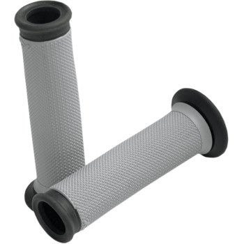 RENTHAL Street Dual-Compound Grips (GREY & BLACK)