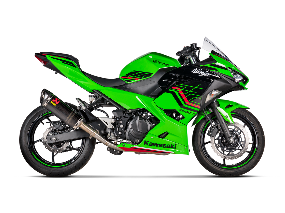 Akrapovic Slip-On Line (Carbon)  '18-'23 Kawasaki  Ninja 400