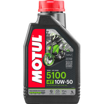 Motul 5100 Synthetic Blend 4T Engine Oil  1 L