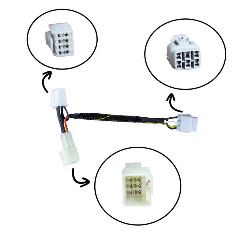 Woodcraft '06 -'26 Suzuki GSXR 600/750 -'05 -'16 GSXR 1000 Keyswitch Elimination Harness