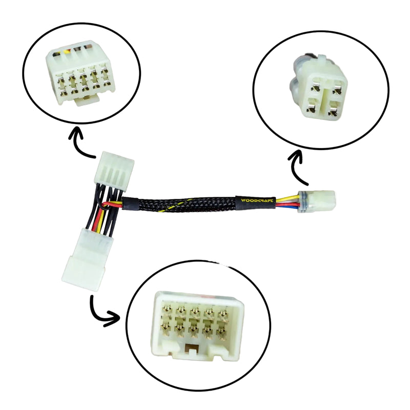 Woodcraft '05 -'12 Suzuki SV650 Keyswitch Elimination Harness