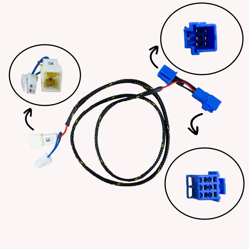 Woodcraft Yamaha '02 -'06 R1 / '03 -'16 R6 / '06 -'09 R6S Keyswitch Elimination Harness